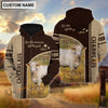 Uni Personalized Name Charolais Live Like Someone Left The Gate 3D Shirt