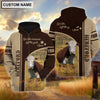 Uni Personalized Name Hereford Live Like Someone Left The Gate 3D Shirt