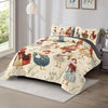 Uni All Season Quilt 3-Piece Set - Cozy Chicken