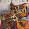 Uni All Season Quilt 3-Piece Set Country Farm Chicken