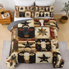 Uni All Season Quilt 3-Piece Set Cow Country Star