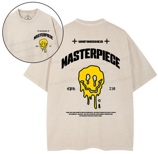 Masterpiece Christian Washed T-Shirt Sale - GuidingCross