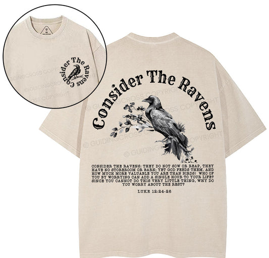 Consider The Ravens Christian Washed TShirt