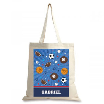 All Sport Personalized Canvas Tote
