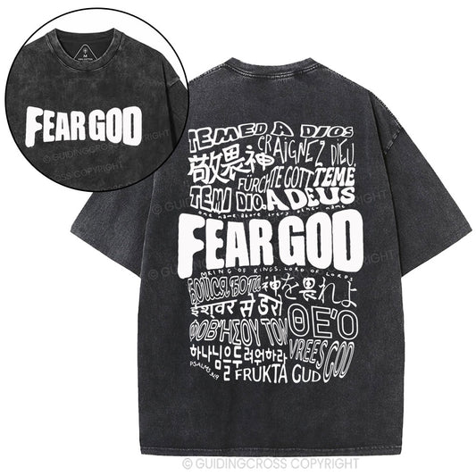 Fear god Christian Washed T-Shirt Sale - GuidingCross