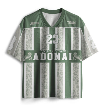 UniJames Adonai Christian Green Mesh Jersey