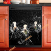 Uni Holstein Broken Glasses Dishwasher Door Cover