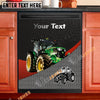 Uni Tractor Cattle Metal Pattern Custom Name Dishwasher Door Cover