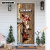Uni Personalized Name Shorthorn Door Cover
