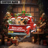 Uni Personalized Jersey Christmas Farm Truck Custom Shape Acrylic Ornament