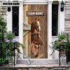 Uni Personalized Name Horse Door Cover