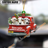 Uni Personalized Brahman Christmas Farm Truck Custom Shape Acrylic Ornament