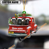 Uni Personalized Dexter Christmas Farm Truck Custom Shape Acrylic Ornament