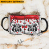Uni Sweet Holstein Couple Personalized Name Two Tone Mug