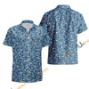 UniJames Retro Mini - Navy Short Sleeve Hawaiian Shirt