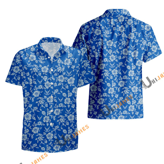 UniJames U.S. AIR FORCE PERFORMANCE POLO Short Sleeve Button Shirt For Men