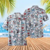 UniJames Marvel Captain America - Arctic Ice Short Sleeve Hawaiian Shirt