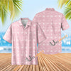UniJames Lahaina Sailor - Blush Short Sleeve Hawaiian Shirt