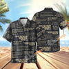 UniJames Vintage Bible Verse Black Christian Hawaiian Shirt