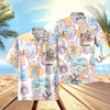 UniJames Grateful Dead Legendary Shows - White Short Sleeve Hawaiian Shirt