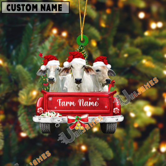 Uni Brahman Christmas Car Custom Shape Acrylic Ornament