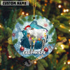 Uni Personalized Farmhouse Cow Acrylic Ornament (14 Breed Options)