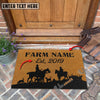 Uni Custom Farm Name Custom Year Coir Doormat For Steve Musso