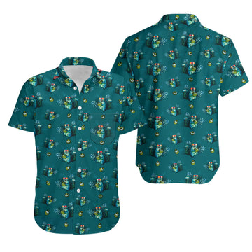 UniJames Comfort Squirrel Bomb Button Shirt, Hawaiian Shirt For Men