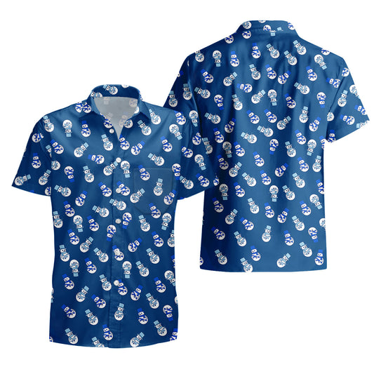 UniJames Comfort Snowman Button Down For Men