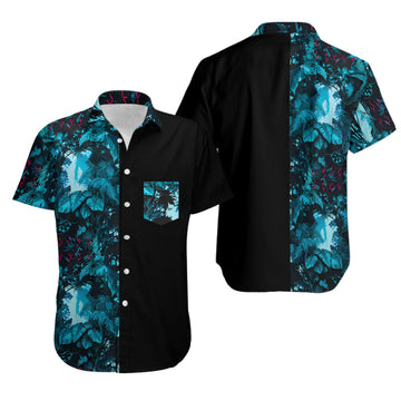 UniJames Comfort Get To The Chopper Split Button Shirt, Hawaiian Shirt For Men