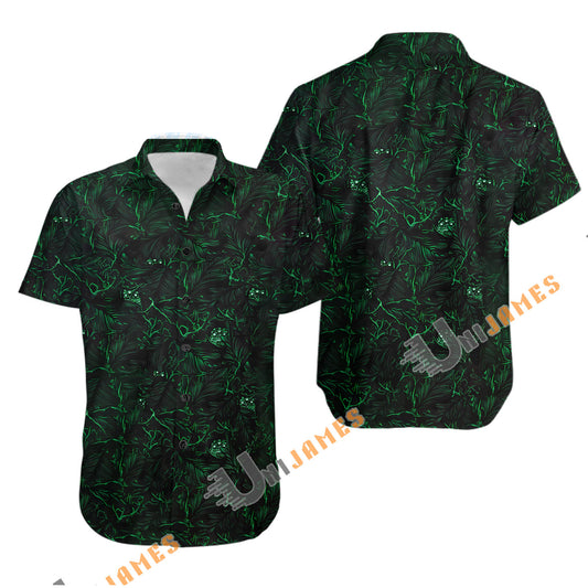 UniJames Comfort Nightwatch Button Shirt, Hawaiian Shirt For Men