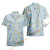 UniJames Monterey Bay - Faded Denim Short Sleeve Hawaiian Shirt
