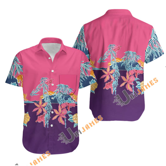 UniJames Comfort Scarface 2 (Manny) Button Shirt, Hawaiian Shirt For Men