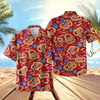 UniJames Comfort Fear and Loathing (Dr. Gonzo) Button Shirt, Hawaiian Shirt For Men