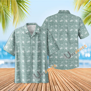 UniJames Lahaina Sailor - Leaf Short Sleeve Hawaiian Shirt