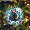 Uni Personalized Farmhouse Cow Acrylic Ornament (14 Breed Options)