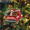Uni Personalized Horse Christmas Farm Truck Custom Shape Acrylic Ornament