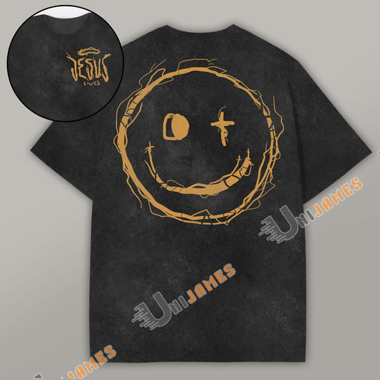 Jesus Lives Christian Washed T-Shirt