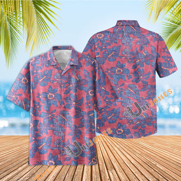 UniJames Costa Rica - Berry Short Sleeve Hawaiian Shirt