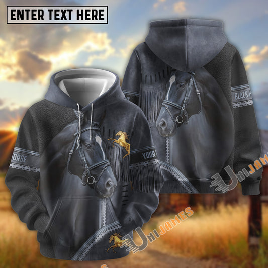 Uni Custom Name Horse Lovers 3D Hoodie