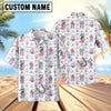 UniJames Summer Commemorative 2024 - White Short Sleeve Hawaiian Shirt