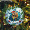 Uni Personalized Farmhouse Cow Acrylic Ornament (14 Breed Options)