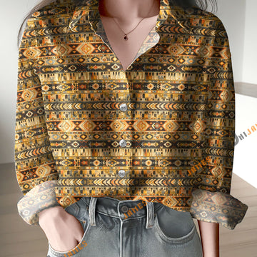 Uni Vintage Nomad Style Casual Shirt