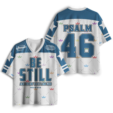 UniJames Be Still Christian Mesh Jersey