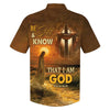 UniJames Be Still And Know That I Am God Jesus Cross Hawaiian Shirt - Best Hawaiian Shirts - Christian Hawaiian Shirt