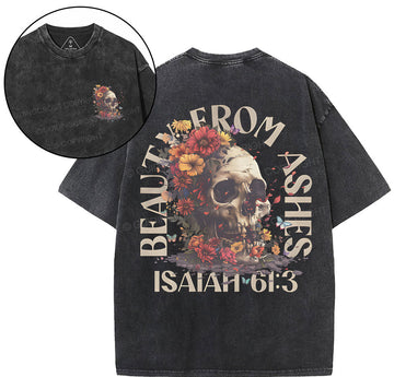 Beauty From Ashes Christian Washed TShirt