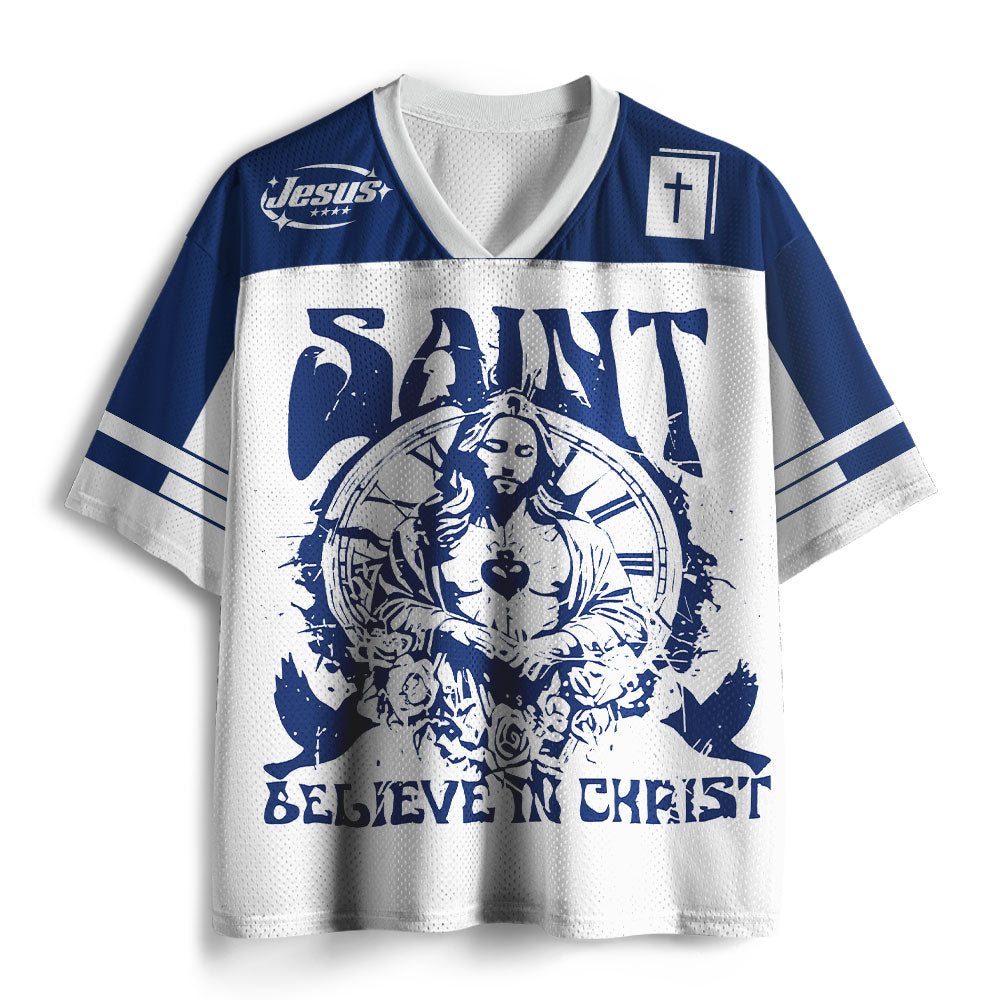 UniJames Saint Believe In Christ Christian Mesh Jersey