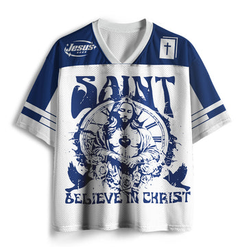 UniJames Saint Believe In Christ Christian Mesh Jersey
