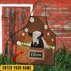 Uni Personalized Name Belted Galloway Cattle All Over Printed 3D Apron
