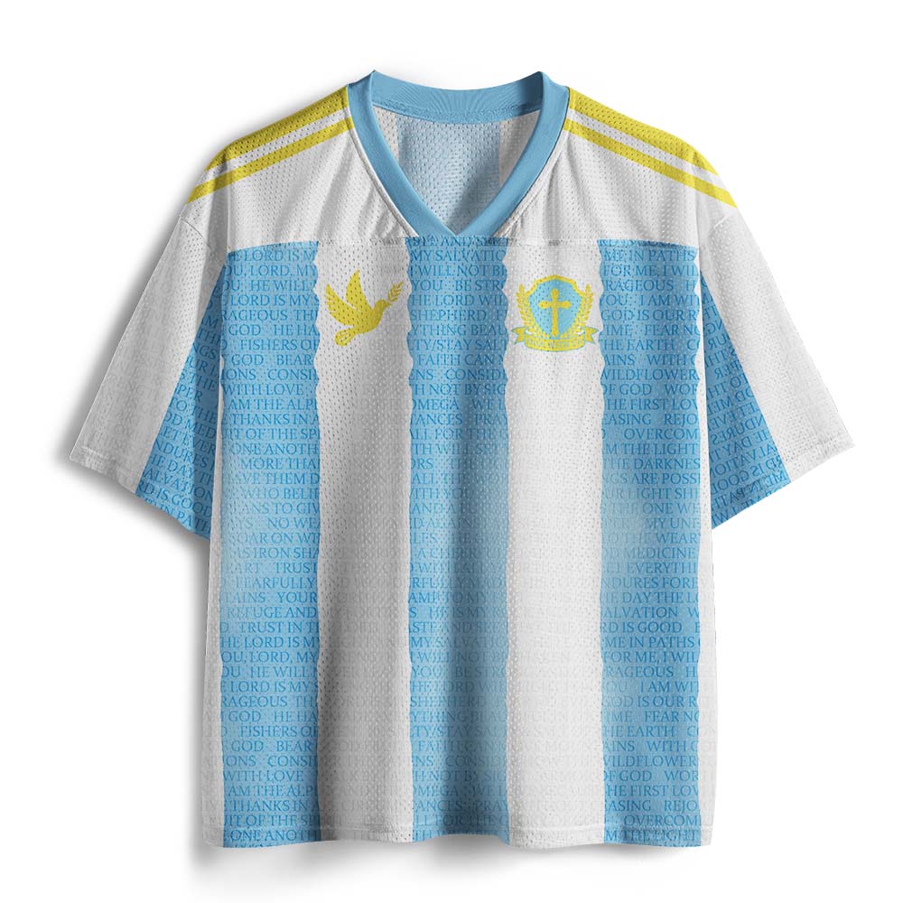 UniJames Bible Verse Christian Mesh Jersey